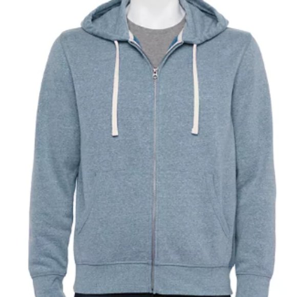 Men's Sonoma Goods For Life® Fleece Full-Zip Hoodie NWT - Picture 2 of 2